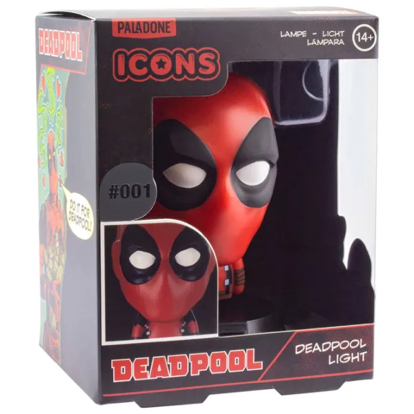 Настольная лампа фан Paladone Deadpool Icon V2 Красный photo 4