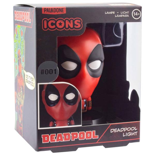 Настольная лампа фан Paladone Deadpool Icon V2 Красный photo 4