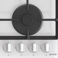 Plită încorporabilă pe gaz Gorenje GTW 641 EW White photo 5