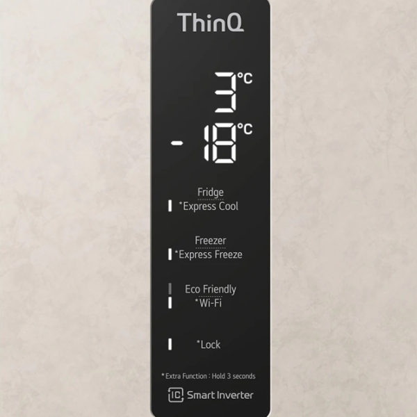 Холодильник LG GA-B509MEQM  384 л / 203 cm / Бежевый photo 7