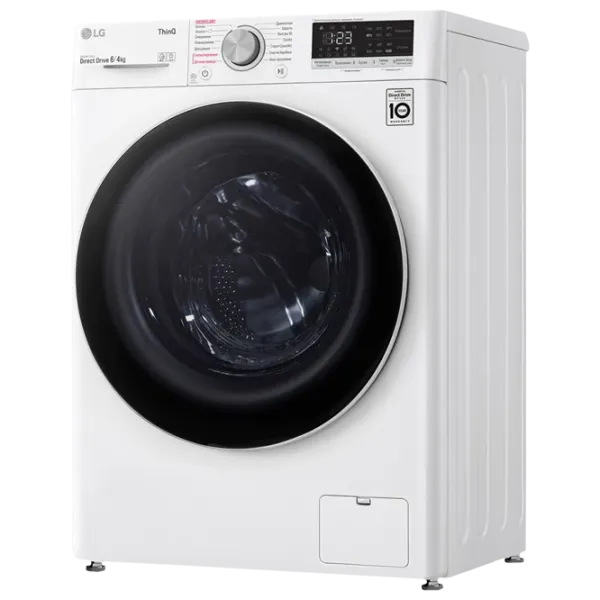 Mașină de spălat cu uscător LG F2V5NG0W Automată/ 6 kg/ White photo 2