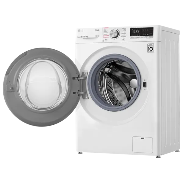 Mașină de spălat cu uscător LG F2V5NG0W Automată/ 6 kg/ White photo 3