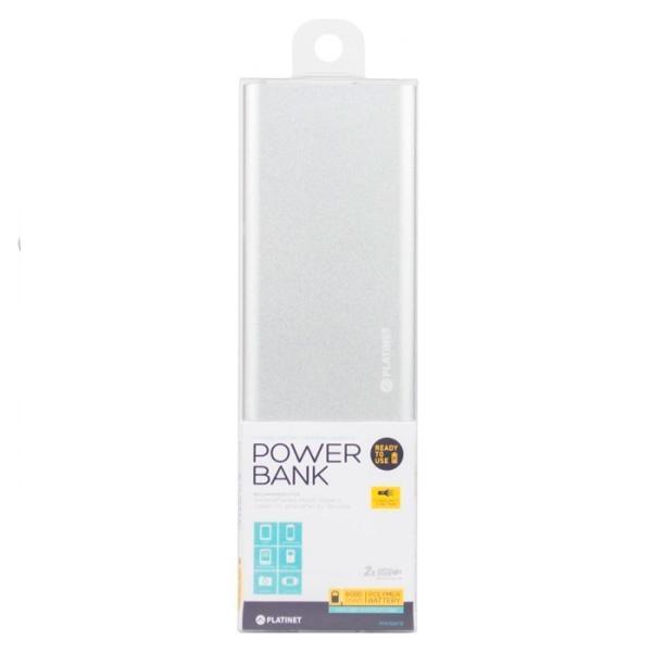 Power Bank Platinet PMPB8P 8000 mAh/ Silver photo 4