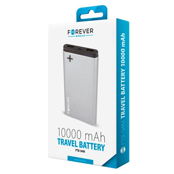 Power Bank Forever PTB-04M 10000 мАч/ Серый photo 4