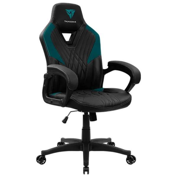 Scaun Gaming ThunderX3 DC1 Cyan Black photo 2