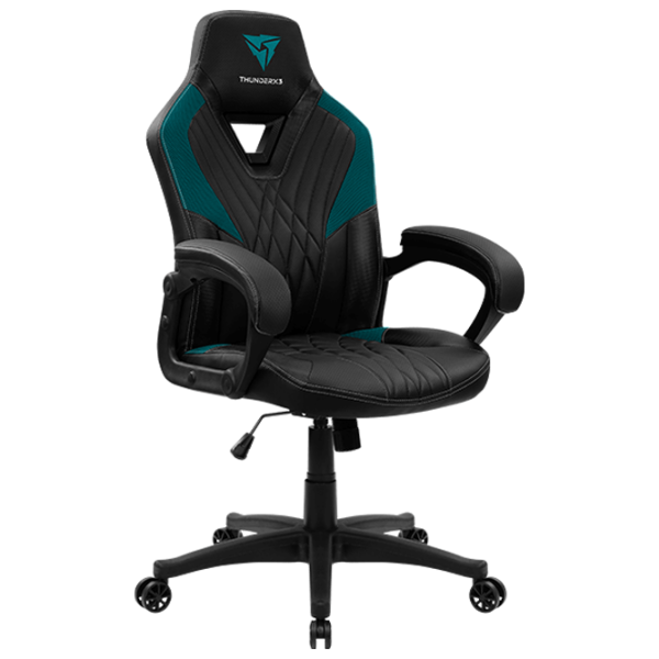 Scaun Gaming ThunderX3 DC1 Cyan Black photo 2
