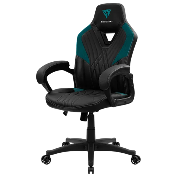 Scaun Gaming ThunderX3 DC1 Cyan Black photo 6