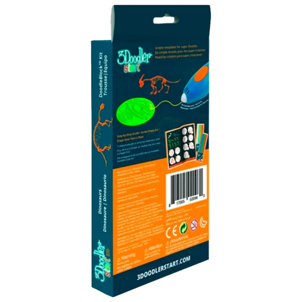 Набор филамента 3Doodler Start Doodle Block Kit Dinosaurus Разноцветный photo 2