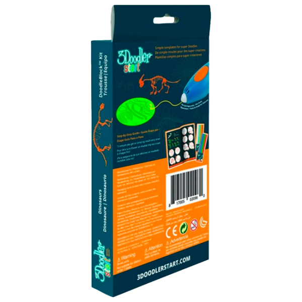 Набор филамента 3Doodler Start Doodle Block Kit Dinosaurus Разноцветный photo 2
