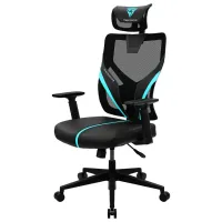 Игровое кресло ThunderX3 Yama1 Cyan Черный photo 4