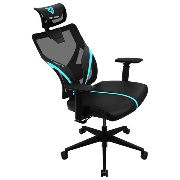 Scaun Gaming ThunderX3 Yama1 Cyan Black photo 5