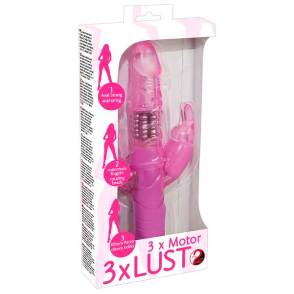 Вибратор You2Toys Rabbit Dual Pleasure Розовый photo 2