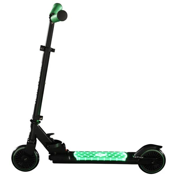 Trotinetă pentru copii cu două roți Qplay Honeycomb (185196) 50 kg/ Green photo 2