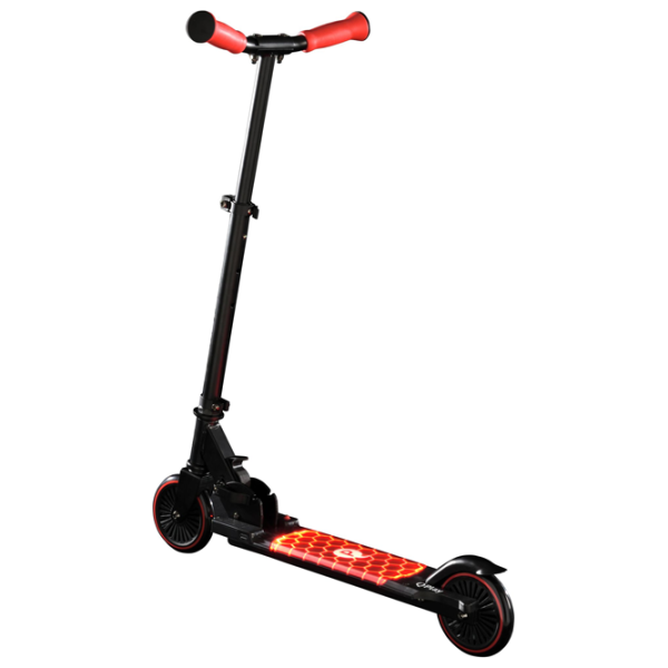 Trotinetă pentru copii cu două roți Qplay Honeycomb (185172) 50 kg/ Red photo 3 Trotinetă pentru copii cu două roți Qplay Honeycomb (185172) 50 kg/ Red photo 3
