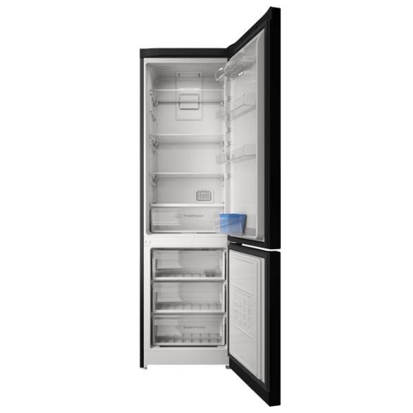 Frigider Indesit ITS 5200 B cu congelator jos 324 l / 196 cm / Black photo 4