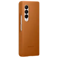 Husă pentru smartphone Samsung Galaxy Fold3 Samsung/ Back/ Piele/ Camel Brown photo 5