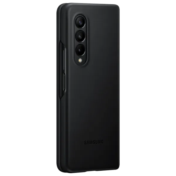 Чехол для смартфона Samsung Galaxy Fold3 Samsung/ Back/ Кожа/ Черный photo 5