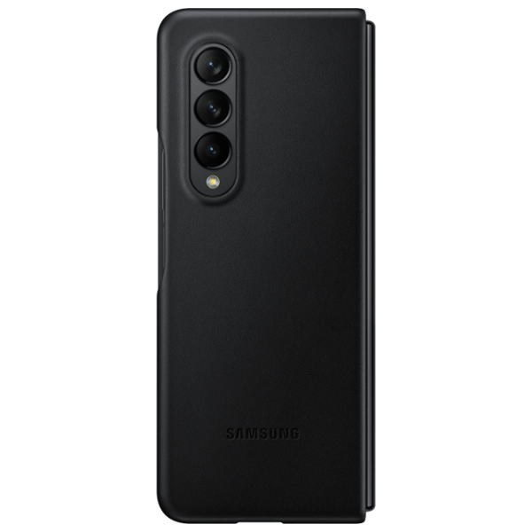 Чехол для смартфона Samsung Galaxy Fold3 Samsung/ Back/ Кожа/ Черный photo 6