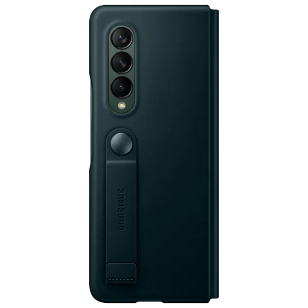 Чехол для смартфона Samsung Galaxy Fold3 Samsung/ Flip Cover/ Кожа/ Зелёный photo 2