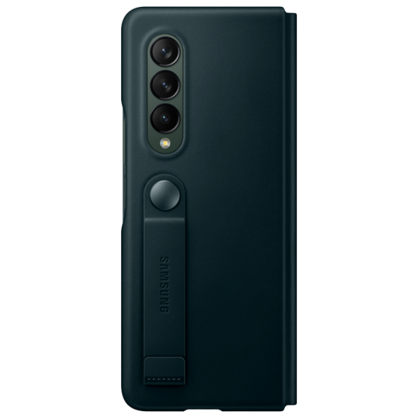 Чехол для смартфона Samsung Galaxy Fold3 Samsung/ Flip Cover/ Кожа/ Зелёный photo 2