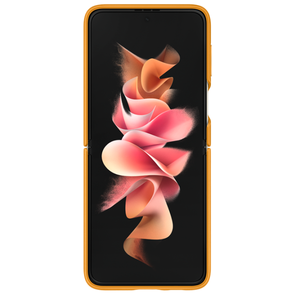 Чехол для смартфона Samsung Galaxy Flip3 Samsung/ Back/ Кожа/ Mustard Коричневый photo 5