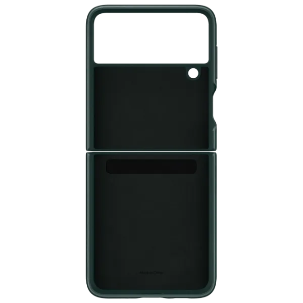 Чехол для смартфона Samsung Galaxy Flip3 Samsung/ Back/ Кожа/ Зелёный photo 2
