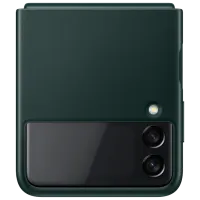 Чехол для смартфона Samsung Galaxy Flip3 Samsung/ Back/ Кожа/ Зелёный photo 3