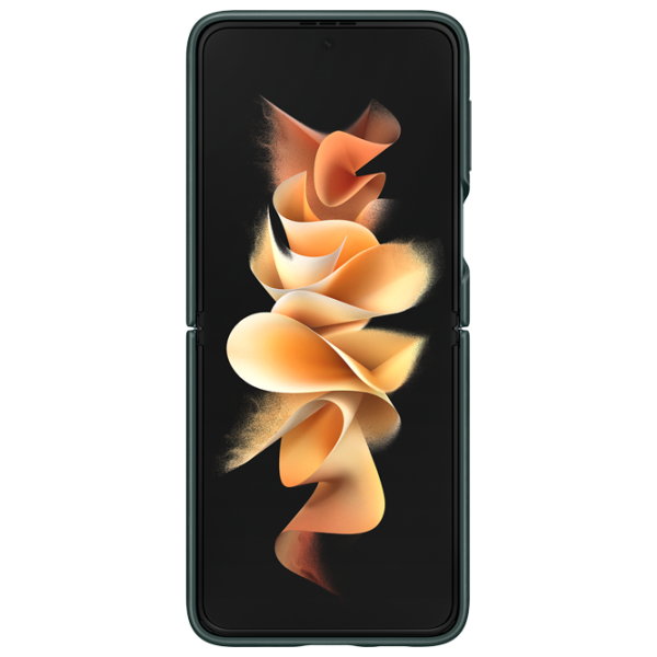 Чехол для смартфона Samsung Galaxy Flip3 Samsung/ Back/ Кожа/ Зелёный photo 5