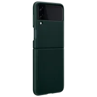 Чехол для смартфона Samsung Galaxy Flip3 Samsung/ Back/ Кожа/ Зелёный photo 6