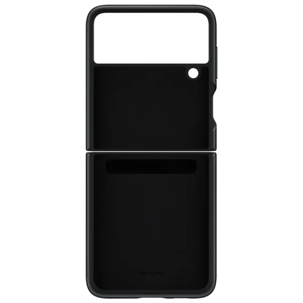 Чехол для смартфона Samsung Galaxy Flip3 Samsung/ Back/ Кожа/ Черный photo 2
