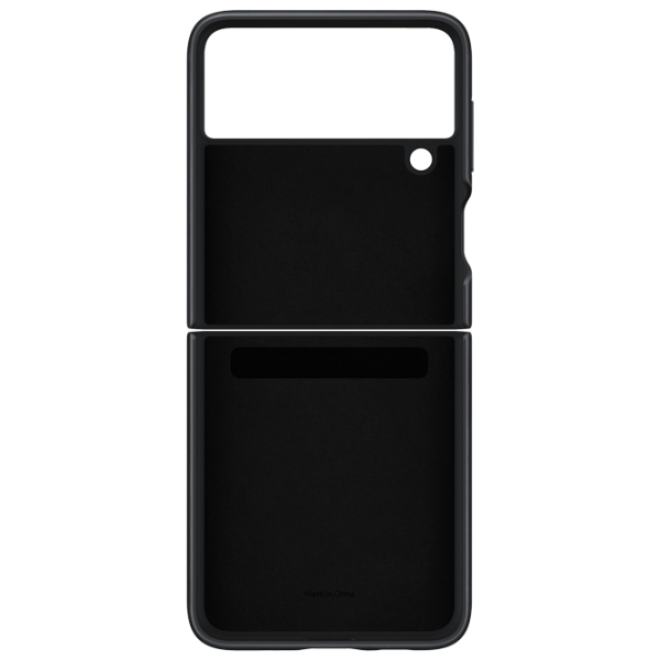 Чехол для смартфона Samsung Galaxy Flip3 Samsung/ Back/ Кожа/ Черный photo 2