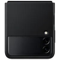 Husă pentru smartphone Samsung Galaxy Flip3 Samsung/ Back/ Piele/ Black photo 3