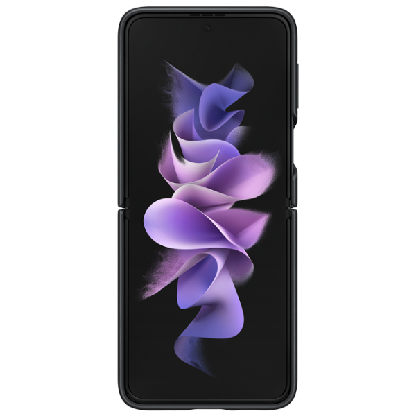 Чехол для смартфона Samsung Galaxy Flip3 Samsung/ Back/ Кожа/ Черный photo 5