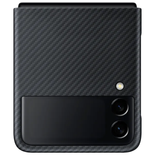 Чехол для смартфона Samsung Galaxy Flip3 Samsung/ Back/ Арамид/ Черный photo 3