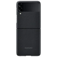 Чехол для смартфона Samsung Galaxy Flip3 Samsung/ Back/ Арамид/ Черный photo 4