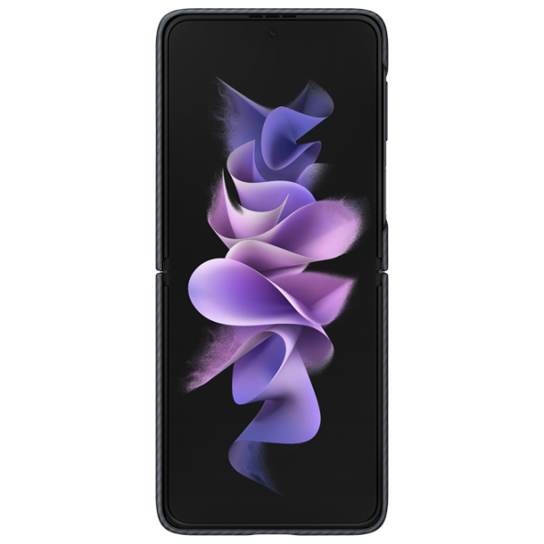 Чехол для смартфона Samsung Galaxy Flip3 Samsung/ Back/ Арамид/ Черный photo 5