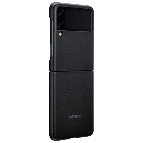 Чехол для смартфона Samsung Galaxy Flip3 Samsung/ Back/ Арамид/ Черный photo 6