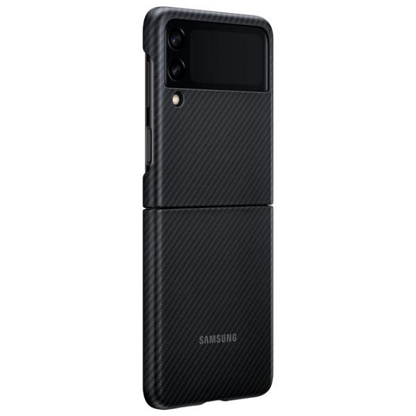 Чехол для смартфона Samsung Galaxy Flip3 Samsung/ Back/ Арамид/ Черный photo 6