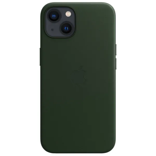Husă pentru smartphone Apple iPhone 13 Apple/ Back/ Piele/ Sequoia Green photo 2 Husă pentru smartphone Apple iPhone 13 Apple/ Back/ Piele/ Sequoia Green photo 2