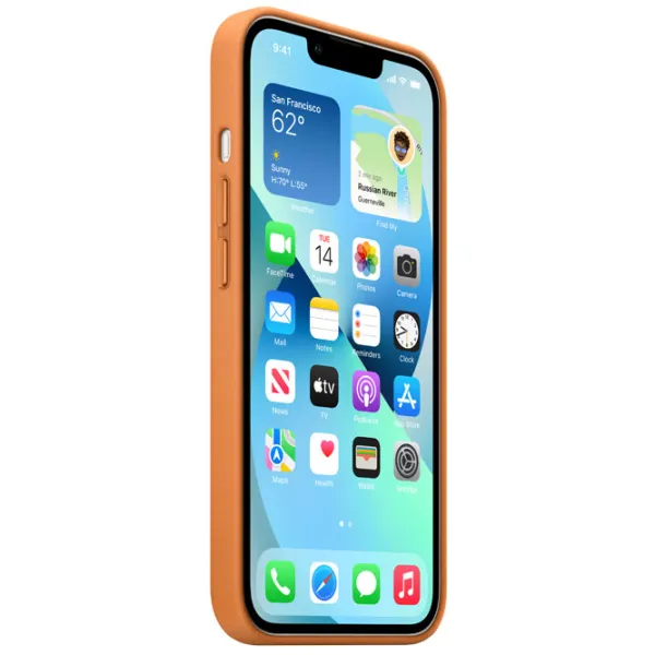 Husă pentru smartphone Apple iPhone 13 Apple/ Back/ Piele/ Sequoia Green photo 4 Husă pentru smartphone Apple iPhone 13 Apple/ Back/ Piele/ Sequoia Green photo 4
