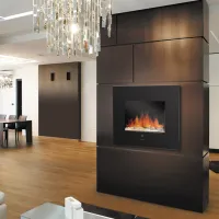 Șemineu electric Electrolux EFP/ W-1100ULS Black photo 4