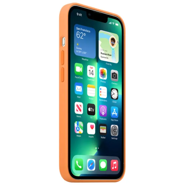 Husă pentru smartphone Apple iPhone 13 Pro Apple/ Back/ TPU/ Marigold Orange photo 4