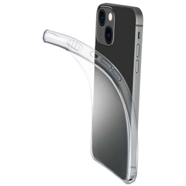 Husă pentru smartphone Apple iPhone 13 Cellularline/ Back/ Silicon/ Transparent photo 2
