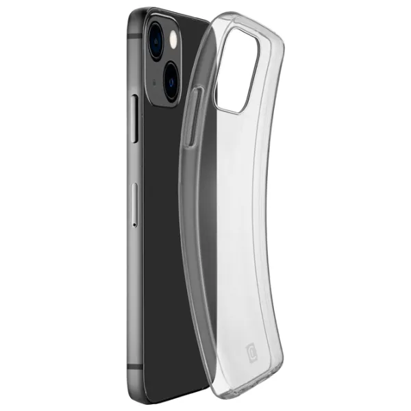 Husă pentru smartphone Apple iPhone 13 Cellularline/ Back/ Silicon/ Transparent photo 3