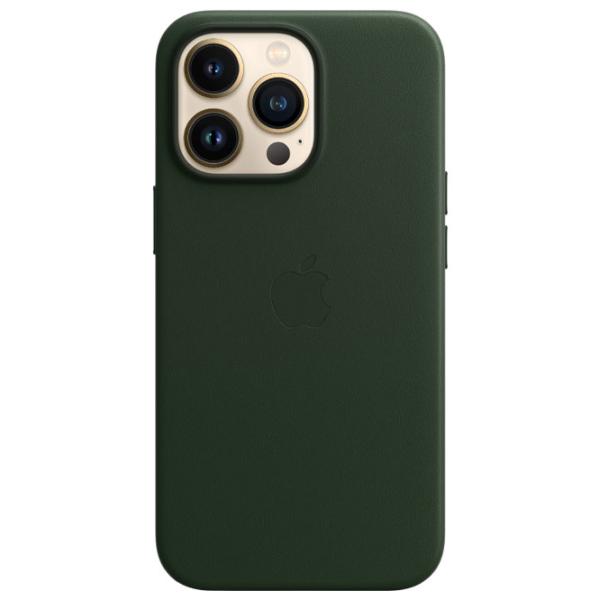 Husă pentru smartphone Apple iPhone 13 Pro Max Apple/ Back/ Piele/ Green Green photo 2 Husă pentru smartphone Apple iPhone 13 Pro Max Apple/ Back/ Piele/ Green Green photo 2