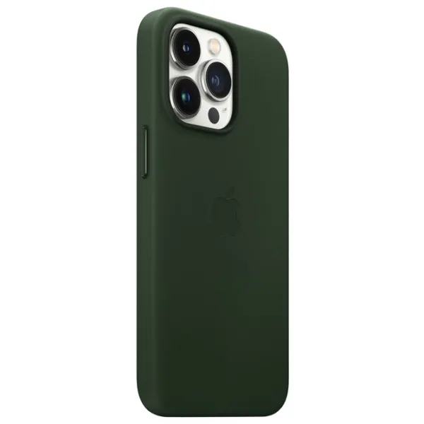 Husă pentru smartphone Apple iPhone 13 Pro Max Apple/ Back/ Piele/ Green Green photo 3 Husă pentru smartphone Apple iPhone 13 Pro Max Apple/ Back/ Piele/ Green Green photo 3