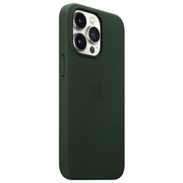Husă pentru smartphone Apple iPhone 13 Pro Max Apple/ Back/ Piele/ Green Green photo 3 Husă pentru smartphone Apple iPhone 13 Pro Max Apple/ Back/ Piele/ Green Green photo 3