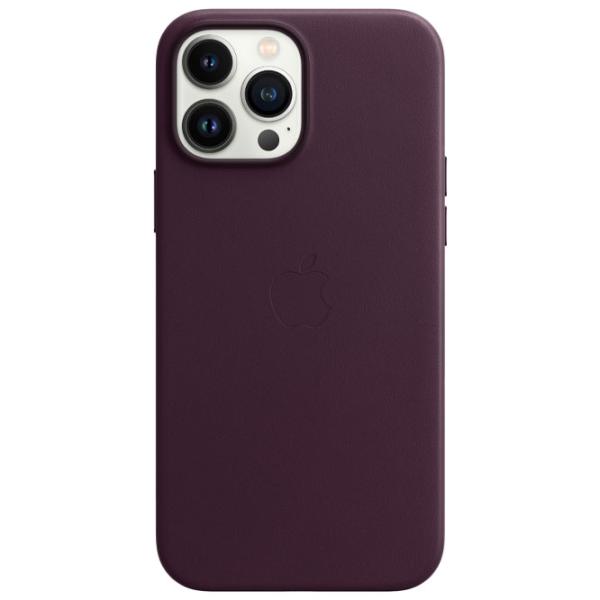 Чехол для смартфона Apple iPhone 13 Pro Max Apple/ Back/ Кожа/ Dark Cherry photo 2 Чехол для смартфона Apple iPhone 13 Pro Max Apple/ Back/ Кожа/ Dark Cherry photo 2