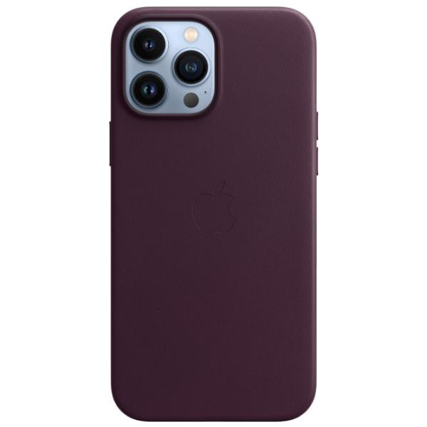 Чехол для смартфона Apple iPhone 13 Pro Max Apple/ Back/ Кожа/ Dark Cherry photo 3 Чехол для смартфона Apple iPhone 13 Pro Max Apple/ Back/ Кожа/ Dark Cherry photo 3