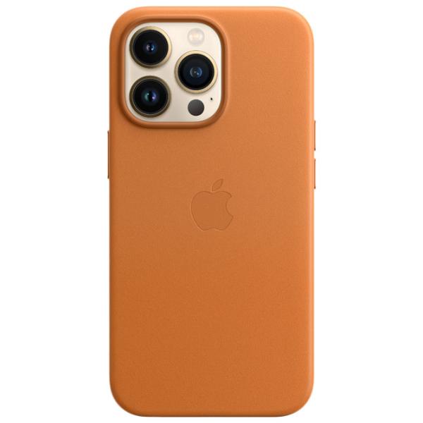 Чехол для смартфона Apple iPhone 13 Pro Max Apple/ Back/ Кожа/ Золотистый Коричневый photo 2 Чехол для смартфона Apple iPhone 13 Pro Max Apple/ Back/ Кожа/ Золотистый Коричневый photo 2